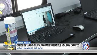 Police take zero-tolerance approach to New Smyrna Beach holiday crowds