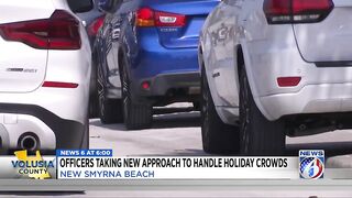 Police take zero-tolerance approach to New Smyrna Beach holiday crowds