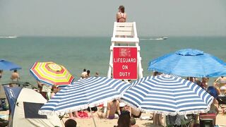 A few Chicago area beaches were closed on Fourth of July