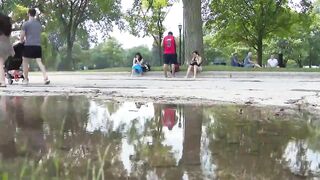 A few Chicago area beaches were closed on Fourth of July