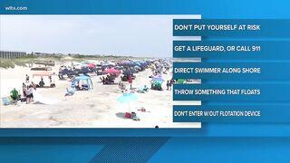 Beware of dangerous rip currents at the beach