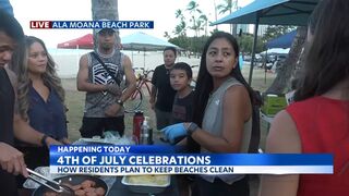 How families are planning to keep the beach clean after fourth of July celebrations