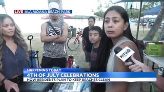 How families are planning to keep the beach clean after fourth of July celebrations