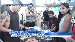 How families are planning to keep the beach clean after fourth of July celebrations