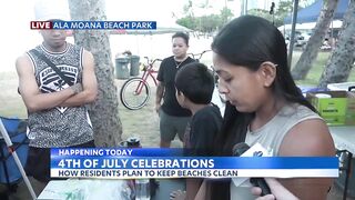 How families are planning to keep the beach clean after fourth of July celebrations