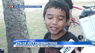 How families are planning to keep the beach clean after fourth of July celebrations