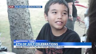 How families are planning to keep the beach clean after fourth of July celebrations