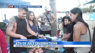 How families are planning to keep the beach clean after fourth of July celebrations