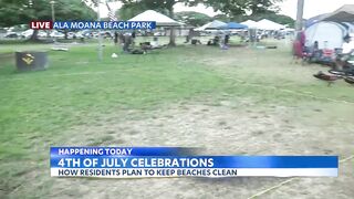 How families are planning to keep the beach clean after fourth of July celebrations