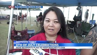 How families are planning to keep the beach clean after fourth of July celebrations