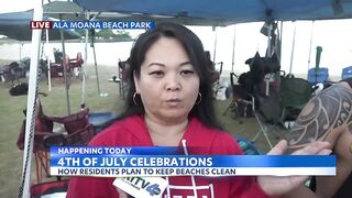 How families are planning to keep the beach clean after fourth of July celebrations