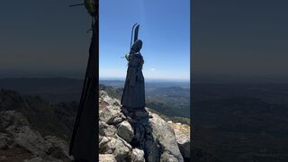 Virgen de las nieves en la sierra de Madrid #shorts #travel #virgen