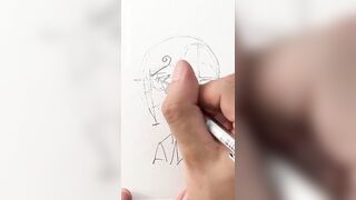 Anime-Style Sketching ASMR with Staedtler 0.3mm HB Mechanical Pencil