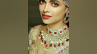 bollywood celebrity in bridal look #trendingsong #cute #beautiful