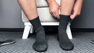 Mares Neoprene Diving Socks Try On Haul | Men Try Footwear!