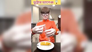 ????ছেলেটা ভুট্টার দানা এবং ইনজেকশনের challenge নেয় ???? videocredit:- Vector #shorts