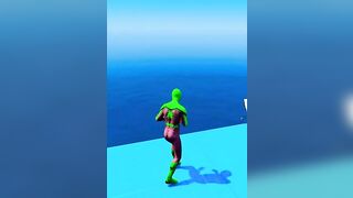 GTA 5 Epic Ragdolls/Spiderman Funny Compilation #352 (GTA5, Euphoria Physics, Funny Moments) #shorts