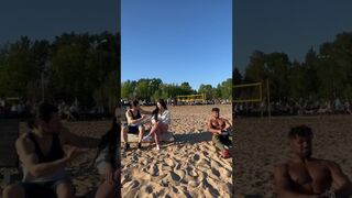 Beach girl prank