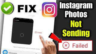 instagram failed to send photo | instagram par photo send nahi ho raha hai | failed to send image