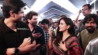 Anand Deverakonda and Vaishnavi Chaitanya Exclusive Visuals @ Baby Movie Trailer Launch Event