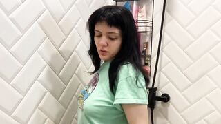 Dry Vs Wet Try On haul See through Try On Haul Shower with me1080P HD