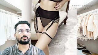 Beautiful black bra and panty || Mesh lingerie || Dress review & ideas