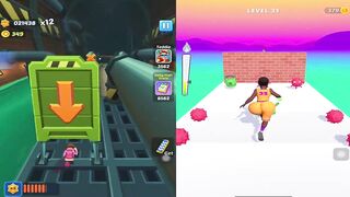 Subway Princess Runner vs Twerk Gym Game - Latest Android/iOS Gameplay HD