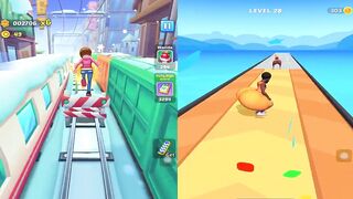 Subway Princess Runner vs Twerk Gym Game - Latest Android/iOS Gameplay HD