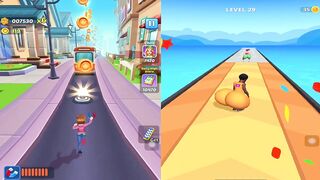 Subway Princess Runner vs Twerk Gym Game - Latest Android/iOS Gameplay HD