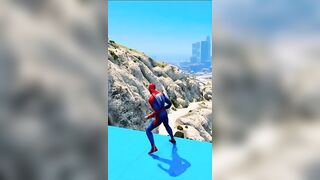 GTA 5 Epic Ragdolls/Spiderman Funny Compilation #645 (GTA5, Euphoria Physics, Funny Moments) #shorts