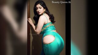 Indian Beautiful Models Back View Saree Look Book Ai Generate | Indian Women Traditional Ai Art