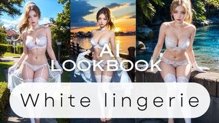 AI LOOKBOOK ep.5 | White lingerie