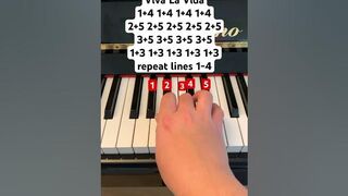 Viva La Vida // follow my instagram: jessnotes123 #piano #pianotutorial #pianomusic #coldplay