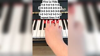 Viva La Vida // follow my instagram: jessnotes123 #piano #pianotutorial #pianomusic #coldplay