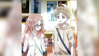 The girl i like forgot glasses. #anime #thegirlilikeforgotherglasses #shorts