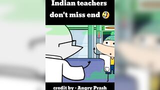 Celebrity Indian Teachers anime fan | Angry Prash #anime #animation #shorts