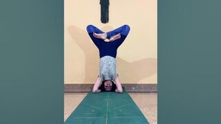 How long can you hold the yoga pose challenge #shorts #yoga #challenge #ytshorts