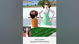 Yoga nangis terus jadi dibuang ke tempat sampah #sakuraschoolsimulator #shorts