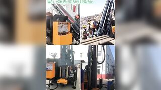 #drillingmachine hydraulic core drilling rig for deep drilling, smart flexible ,WA:+8615031569148