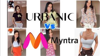 Urbanic summer try on haul dress, tops, jeans / Trendy Myntra dress haul kurta / #urbanic #myntra