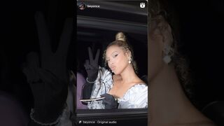 Beyonce useing her own sound from tiktok to new post in instagram ????????