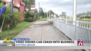 1 hurt after car slams into Daytona Beach cannabis dispensary, police say