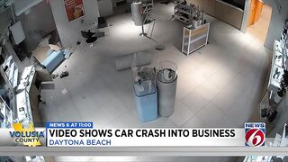 1 hurt after car slams into Daytona Beach cannabis dispensary, police say