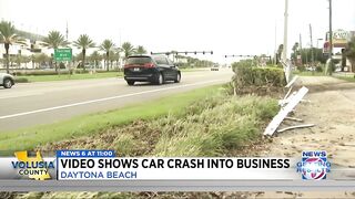 1 hurt after car slams into Daytona Beach cannabis dispensary, police say