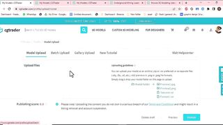 how to upload models on CGtrader and earn money online, passive source of income for 3d modelers