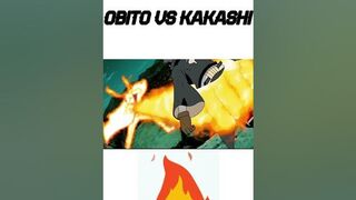 Obito vs Kakashi best fight in naruto #anime #naruto #kakashi #obito #itachi #sasuke #boruto