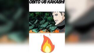 Obito vs Kakashi best fight in naruto #anime #naruto #kakashi #obito #itachi #sasuke #boruto