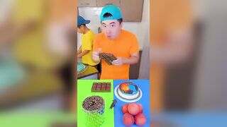 Mario cake vs chocolate food ice cream challenge! ???? #mario #funny #shorts by Ethan Funny Family