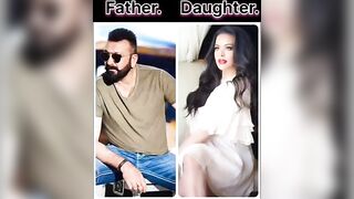 Celebrity father's and daughter's❤️❤️❤️