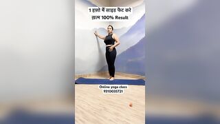 1 हफ़्ते मैं साइड फैट करे ख़त्म 100% Result #yoga #yogawithnaina #hotyoga